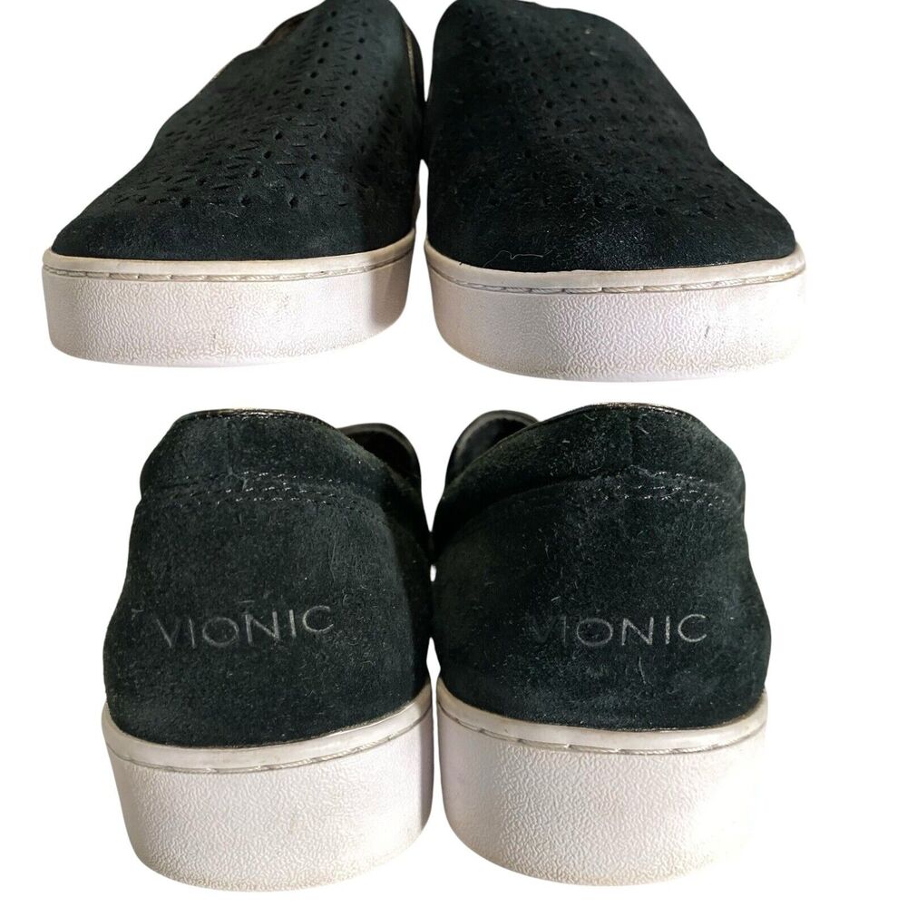 Vionic Kani Suede Slip On Shoes 9.5 Comfort Minimalist Classic Office Lagom Walk - Picture 3 of 11